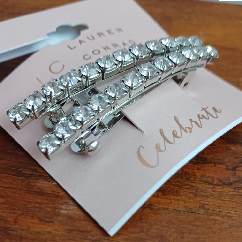 Lauren Conrad Rhinestone Hair Clips - Picture 2 of 3